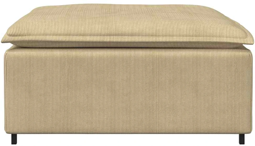 Modulinė sofa, pakojų modulis, pilkai žalia, 100x100x48 cm