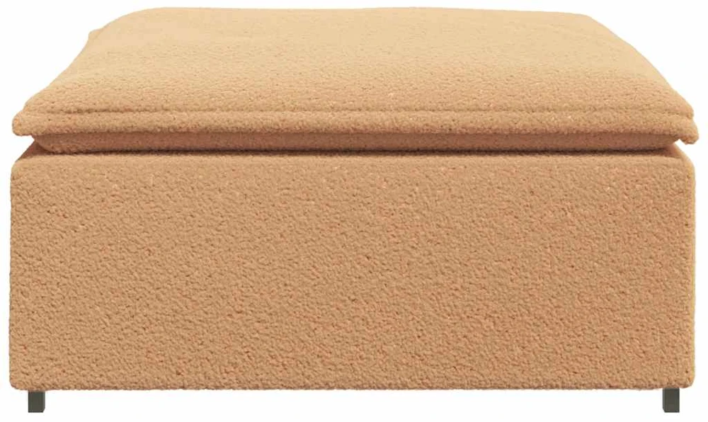 Modulinė sofa, pakojų modulis, smėlio spalvos, 100x100x48 cm