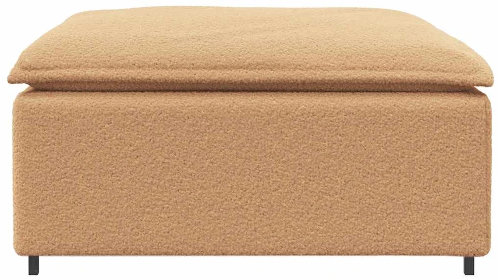 Modulinė sofa, pakojų modulis, smėlio spalvos, 100x100x48 cm