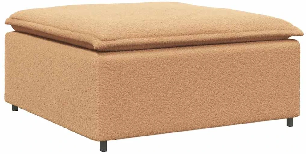 Modulinė sofa, pakojų modulis, smėlio spalvos, 100x100x48 cm