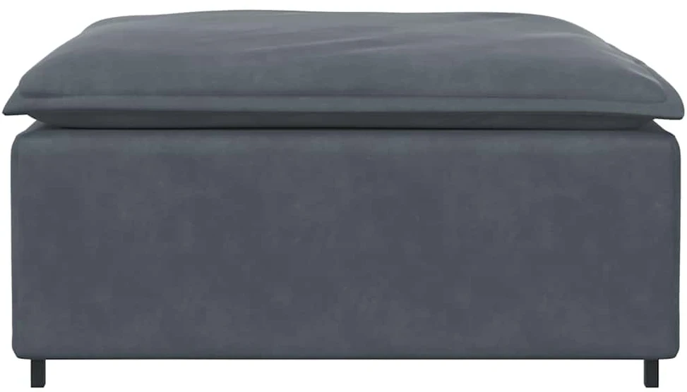 Modulinė sofa, pakojų modulis, tamsiai pilka, 100x100x48 cm