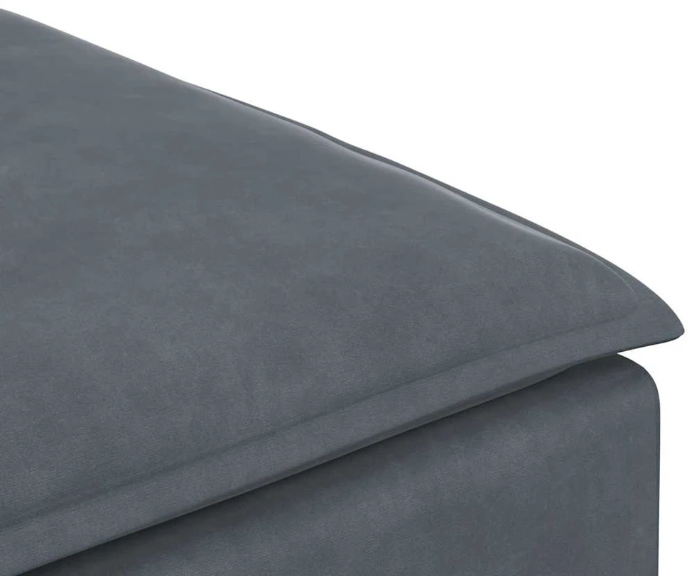 Modulinė sofa, pakojų modulis, tamsiai pilka, 100x100x48 cm