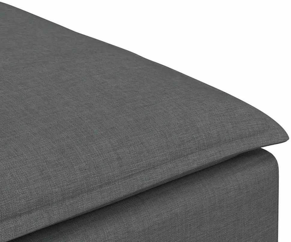 Modulinė sofa, pakojų modulis, tamsiai pilka, 100x100x48 cm