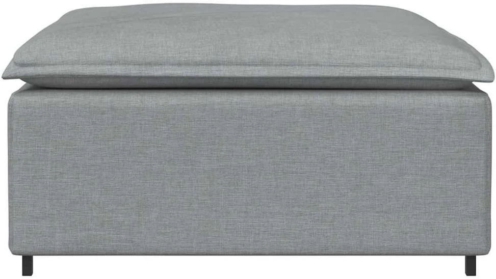 Modulinė sofa, pakojų pakojis, šviesiai pilka, 100x100x48 cm