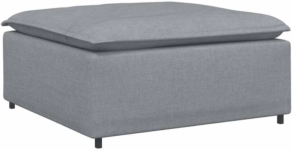 Modulinė sofa, pakojų pakojis, šviesiai pilka, 100x100x48 cm