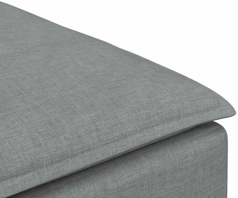 Modulinė sofa, pakojų pakojis, šviesiai pilka, 100x100x48 cm