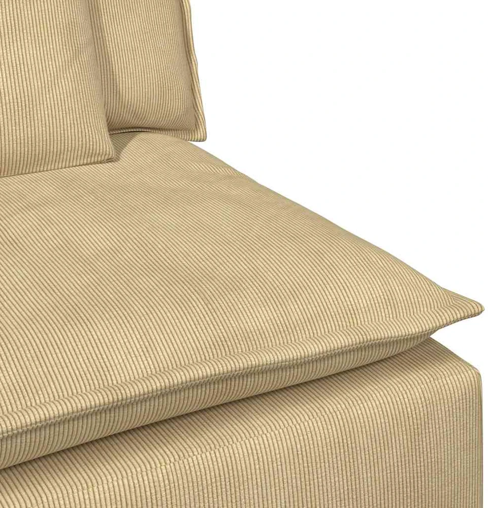 Modulinė sofa su centriniu moduliu, pilkai žalia, 100 cm