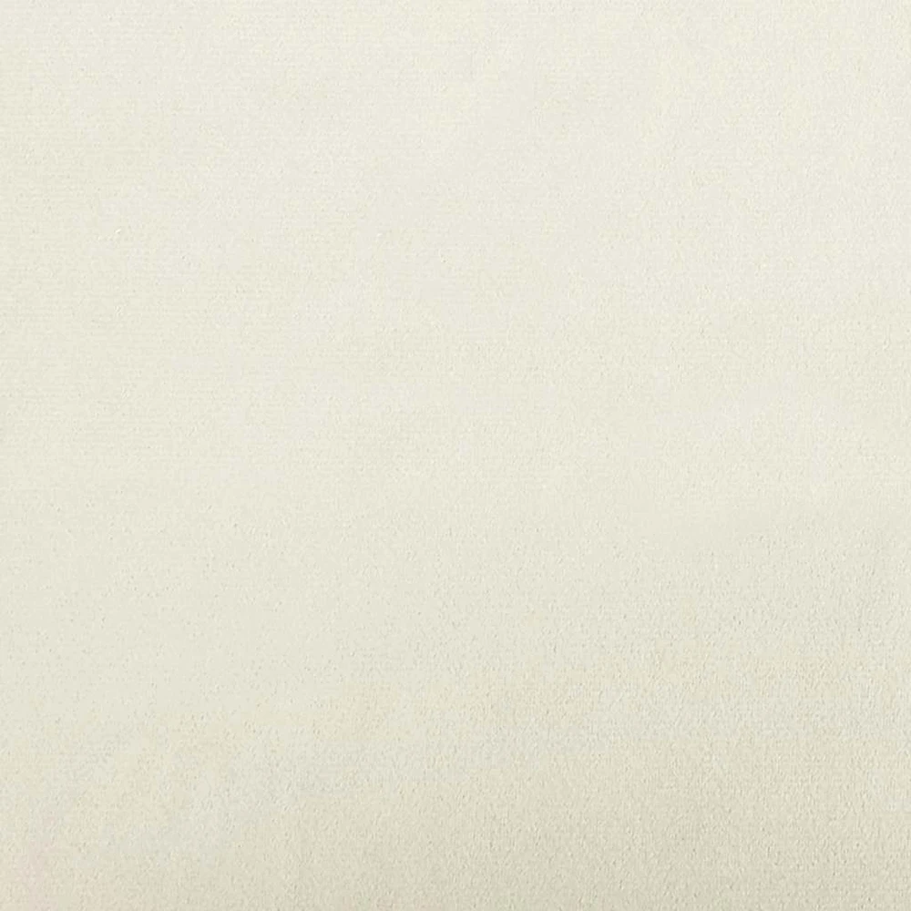 Modulinė sofa su pagalvėlėmis, aksominė, kreminės spalvos