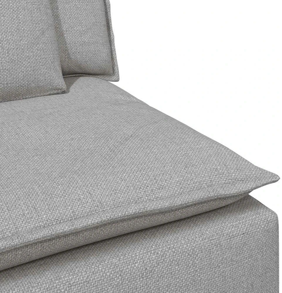 Modulinė sofa su pagalvėlėmis, debesų pilka