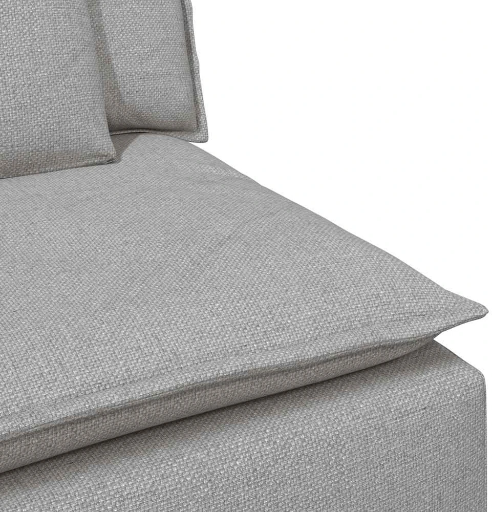 Modulinė sofa su pagalvėlėmis, debesų pilka