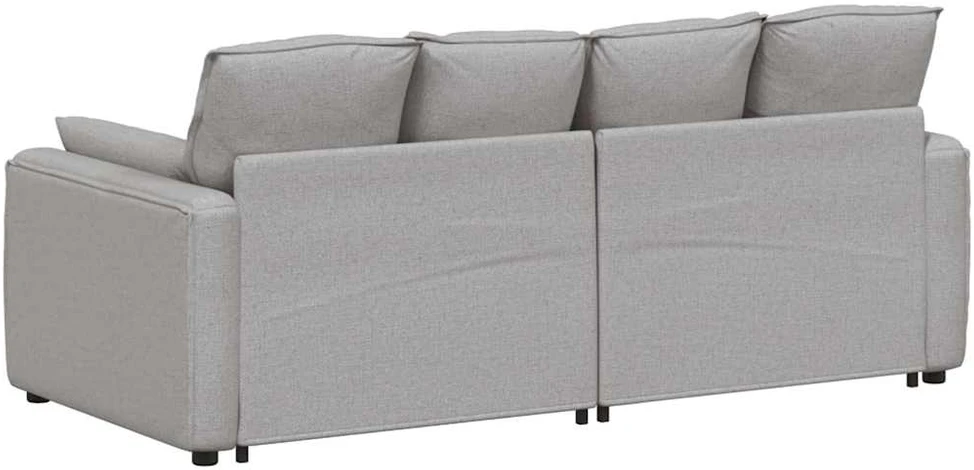 Modulinė sofa su pagalvėlėmis, debesų pilka