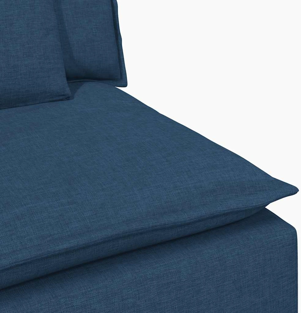 Modulinė sofa su pagalvėlėmis, mėlyna