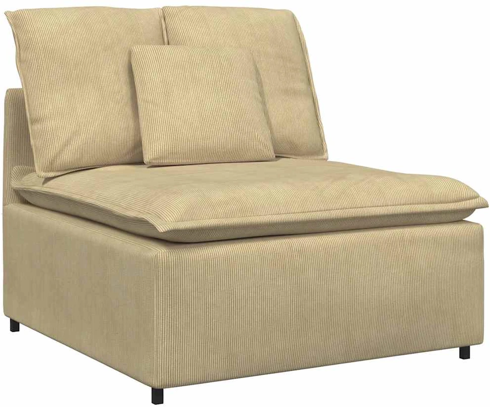Modulinė sofa su pagalvėlėmis, pilkai žalia