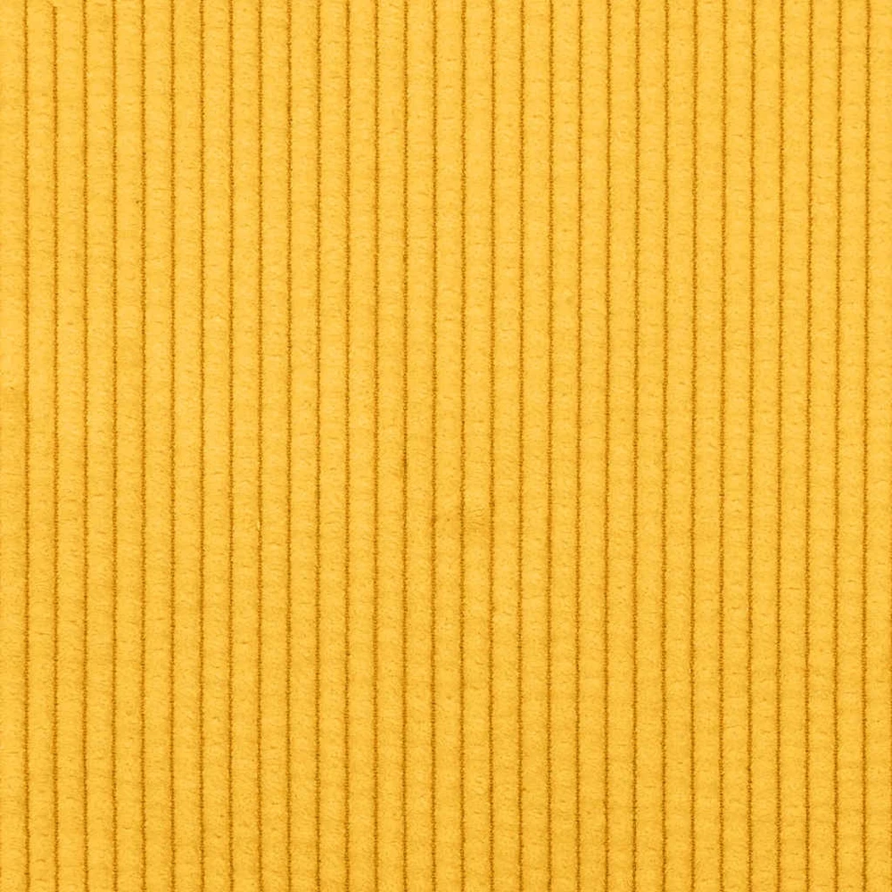 Modulinė sofa su pagalvėlėmis, šviesiai geltona, 100 cm