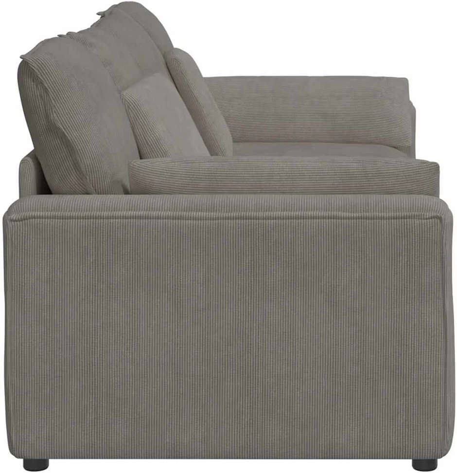 Modulinė sofa su pagalvėlėmis, šviesiai pilka