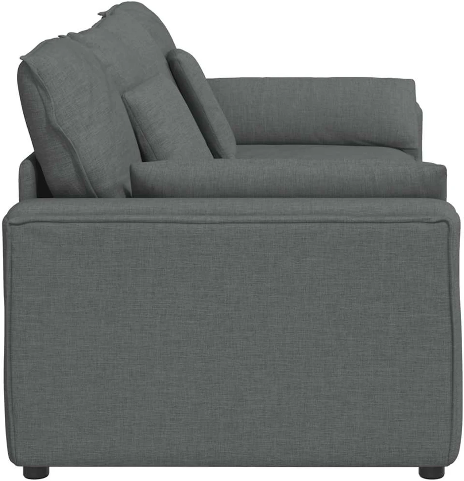 Modulinė sofa su pagalvėlėmis, tamsiai pilka