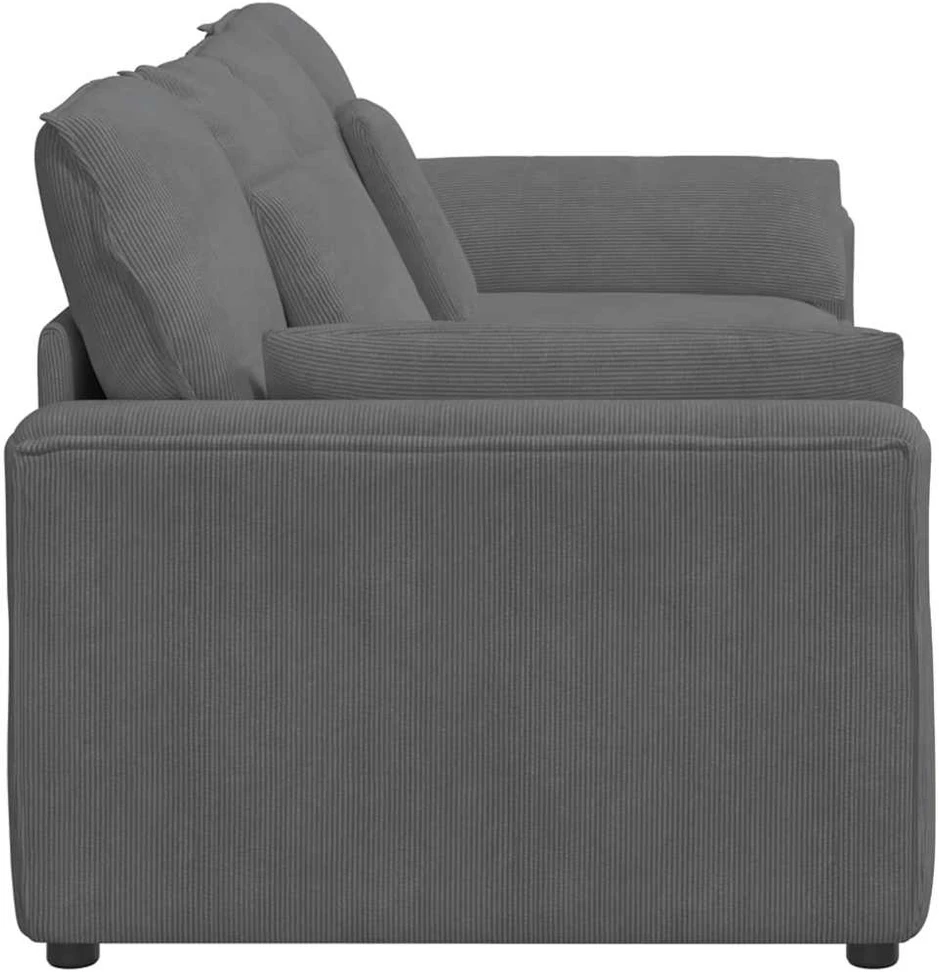 Modulinė sofa su pagalvėlėmis, tamsiai pilka