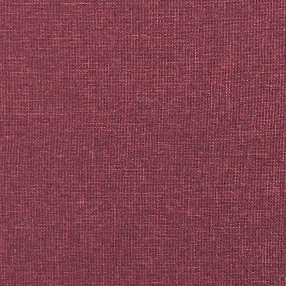 Modulinė sofa su pagalvėlėmis, vyno raudonumo, 100 cm