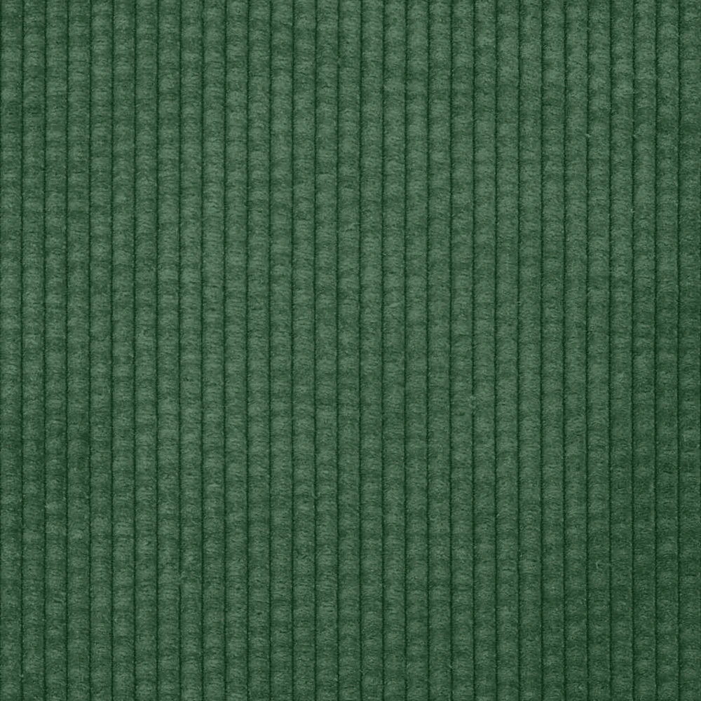Modulinė sofa su porankiais ir pagalvėlėmis, tamsiai žalia, 100 cm