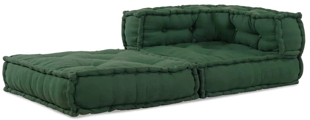 Modulinė sofa, žalia, 70x70x54 cm, audinys