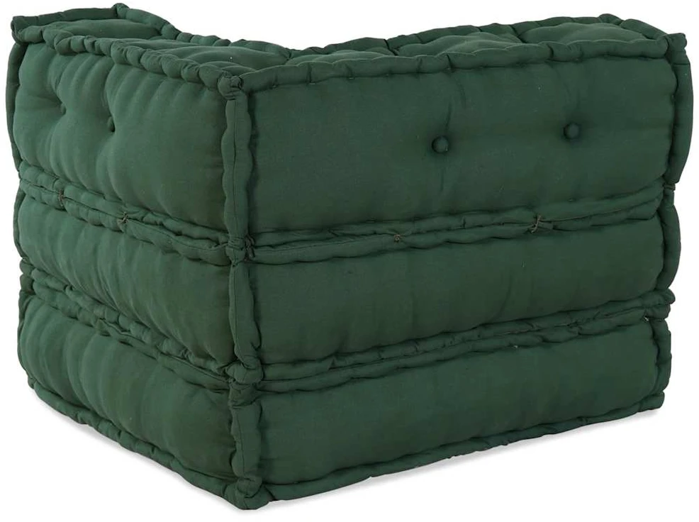 Modulinė sofa, žalia, 70x70x54 cm, audinys