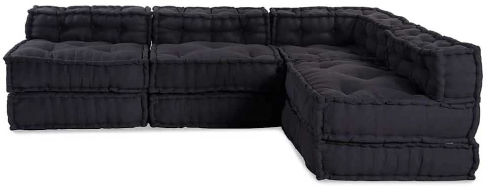 Modulinė sofa Audinys Antracito 210 x 140 x 56 cm