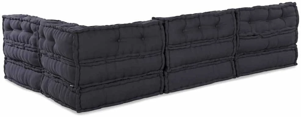 Modulinė sofa Audinys Antracito 210 x 140 x 56 cm