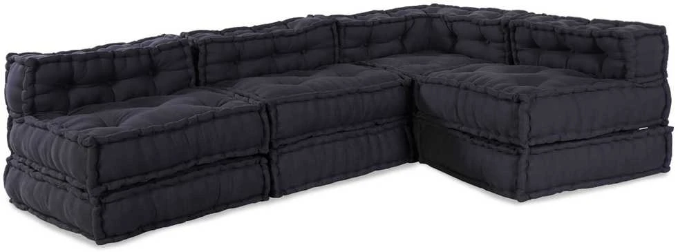 Modulinė sofa Audinys Antracito 210 x 140 x 56 cm