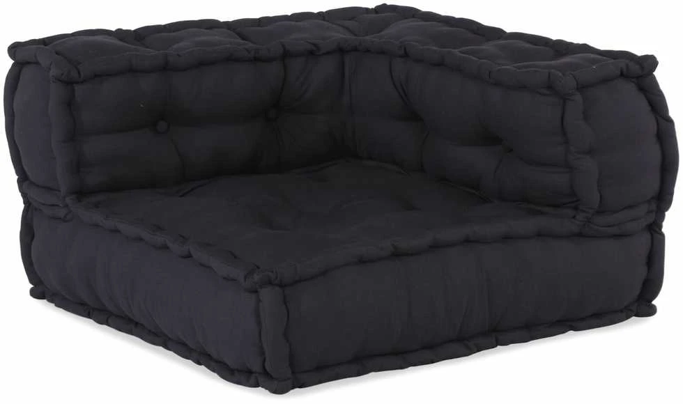 Modulinė sofa 2 vnt. Audinys Antracito 140 x 70 x 56 cm