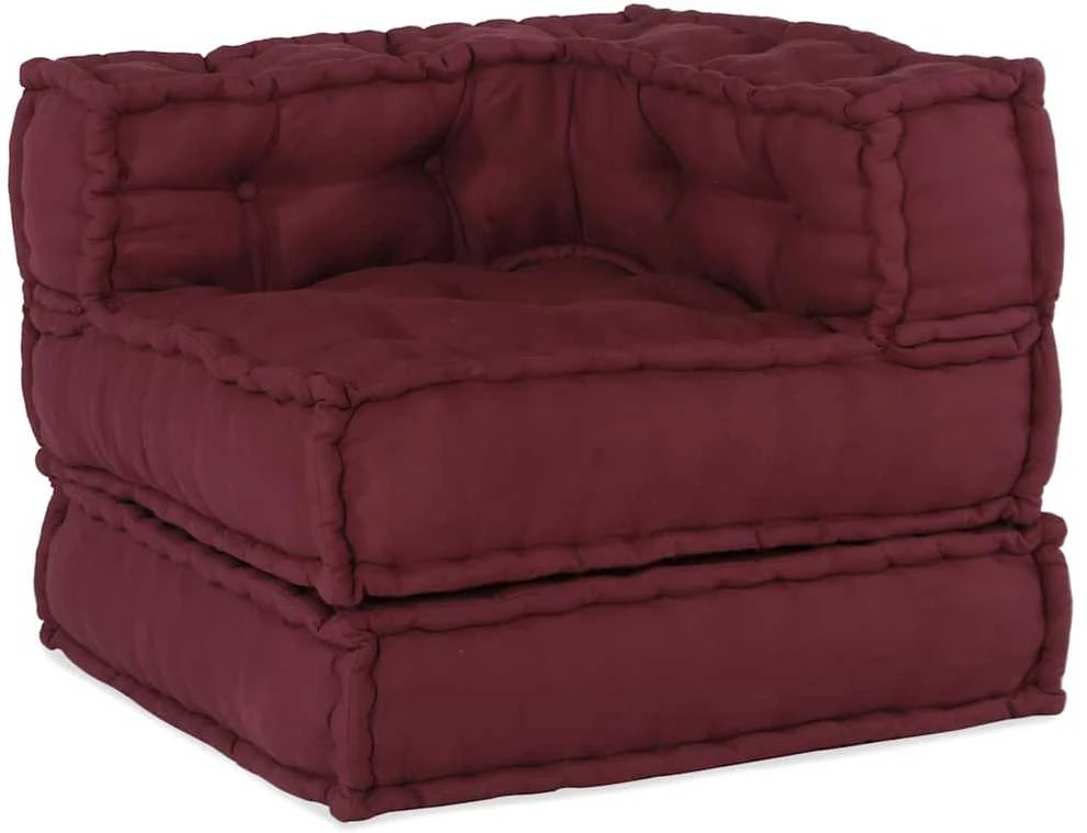 Modulinė sofa 2 vnt. Audinys Raudonmedis 140 x 70 x 56 cm