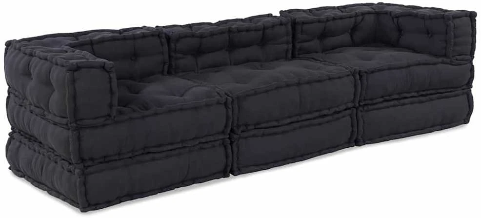 Modulinė sofa Audinys Antracito 210 x 70 x 56 cm