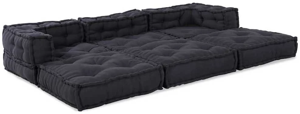 Modulinė sofa Audinys Antracito 210 x 70 x 56 cm