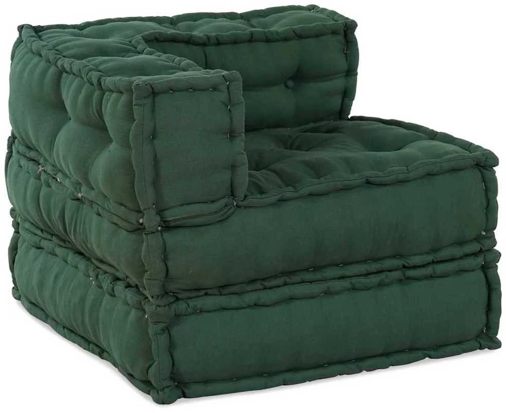 Modulinė sofa Audinys Žalia 210 x 70 x 56 cm