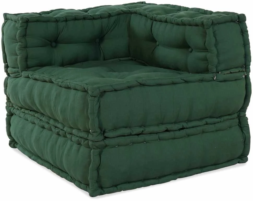 Modulinė sofa Audinys Žalia 210 x 70 x 56 cm