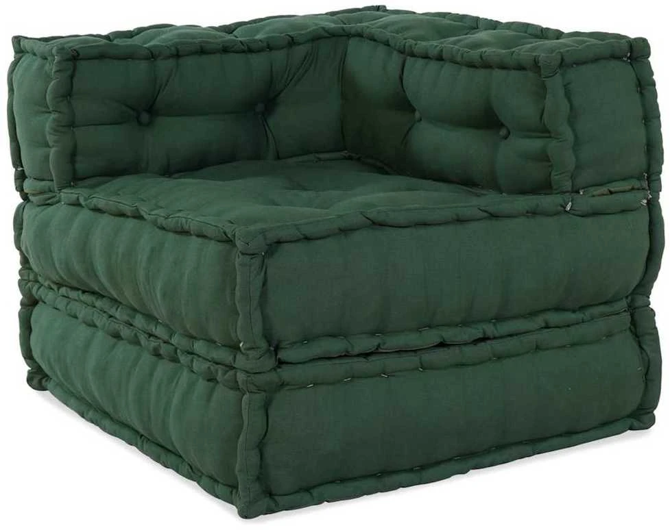 Modulinė sofa Audinys Žalia 210 x 70 x 56 cm