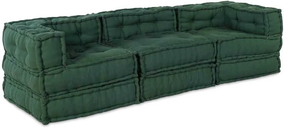 Modulinė sofa Audinys Žalia 210 x 70 x 56 cm