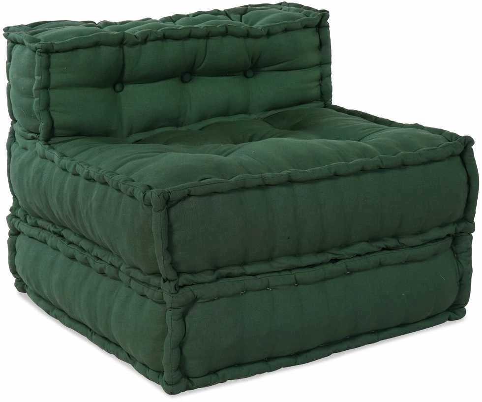 Modulinė sofa Audinys Žalia 210 x 70 x 56 cm