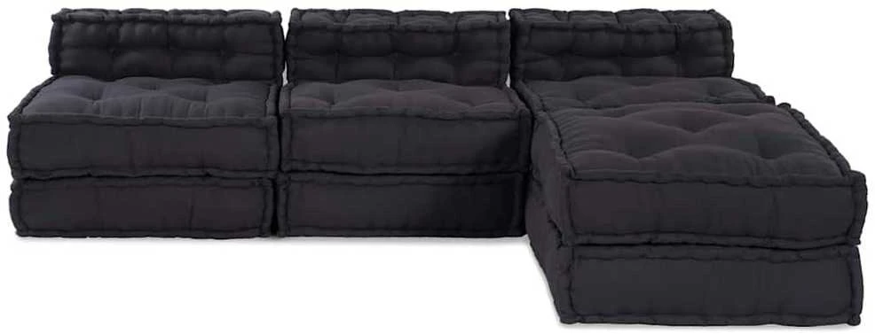 Modulinė sofa Audinys Antracito 210 x 140 x 56 cm