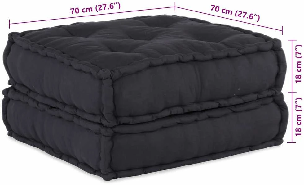 Modulinė sofa Audinys Antracito 210 x 140 x 56 cm