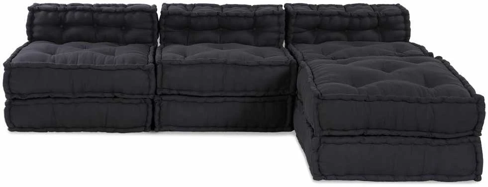 Modulinė sofa Audinys Antracito 210 x 140 x 56 cm