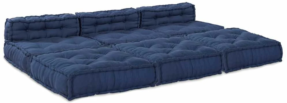Modulinė sofa Audinys Indigo 210 x 140 x 56 cm