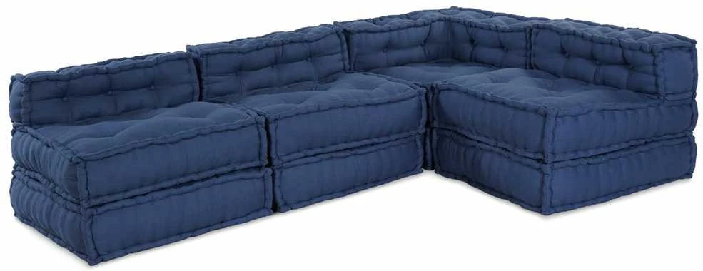 Modulinė sofa Audinys Indigo 210 x 140 x 56 cm
