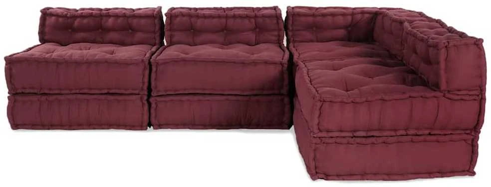 Modulinė sofa Audinys Raudonmedis 210 x 140 x 56 cm