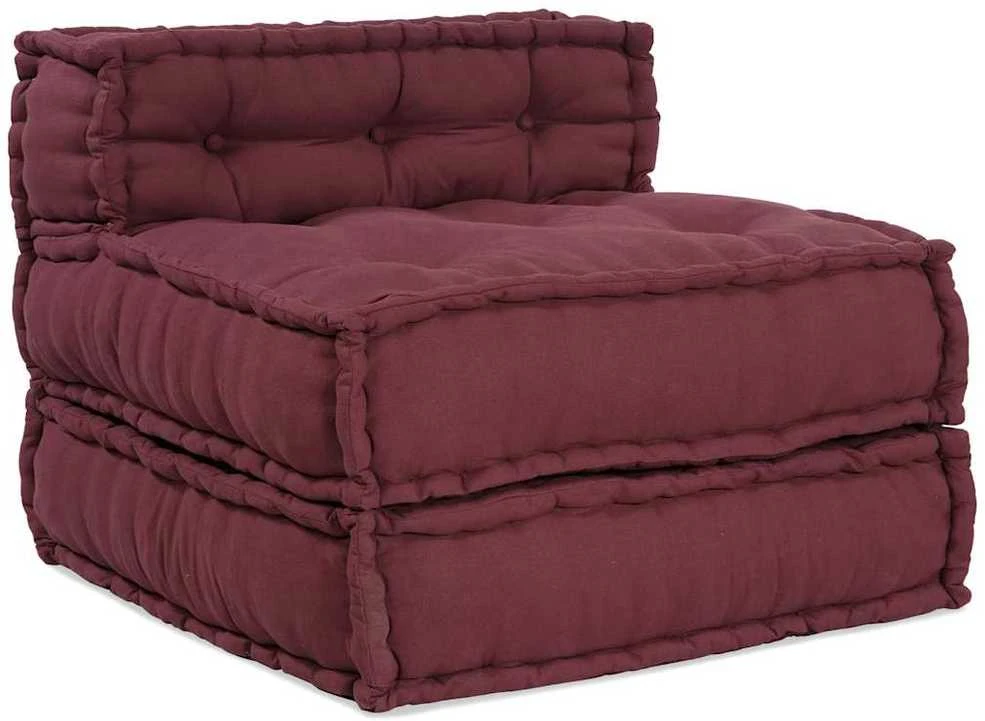Modulinė sofa Audinys Raudonmedis 210 x 140 x 56 cm