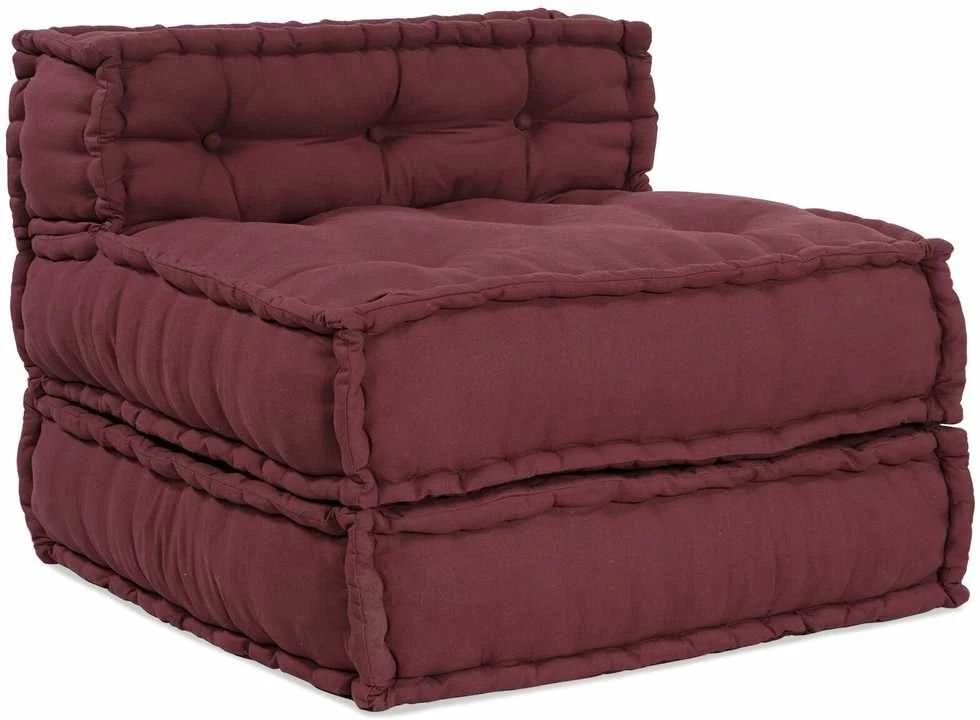 Modulinė sofa Audinys Raudonmedis 210 x 140 x 56 cm