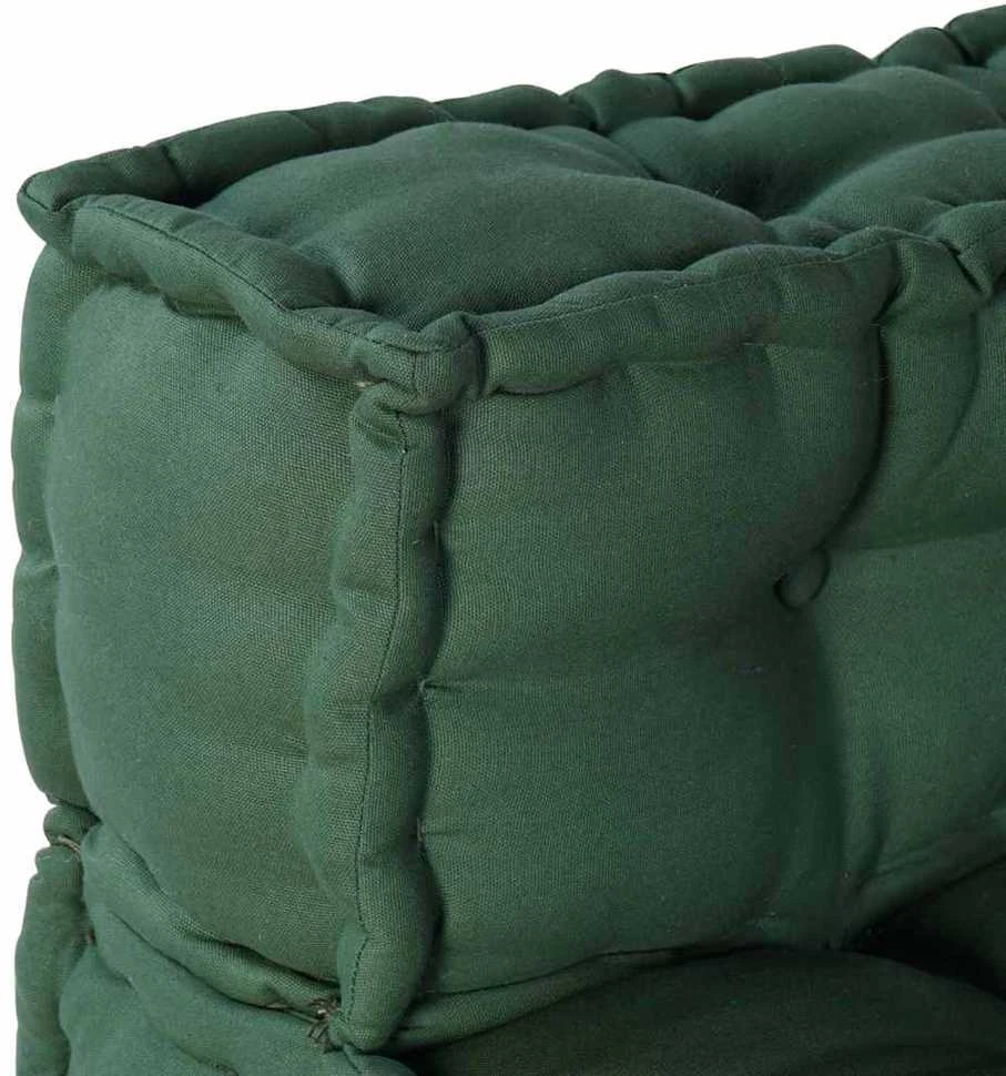 Modulinė sofa Audinys Žalia 210 x 140 x 56 cm