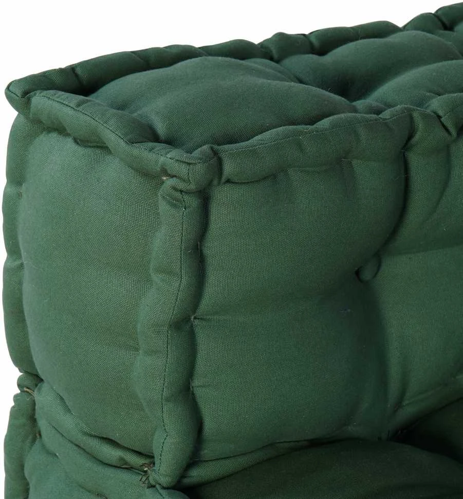 Modulinė sofa Audinys Žalia 210 x 140 x 56 cm