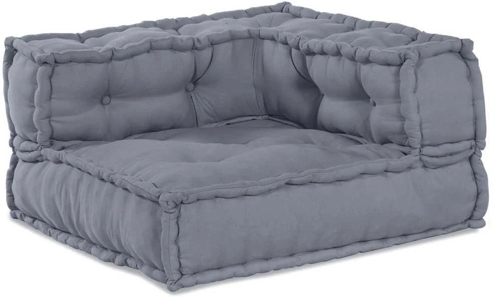 Modulinė sofa 3 vnt. Audinys Pilka 140 x 70 x 36 cm