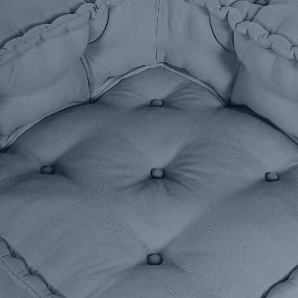 Modulinė sofa 3 vnt. Audinys Pilka 140 x 70 x 36 cm