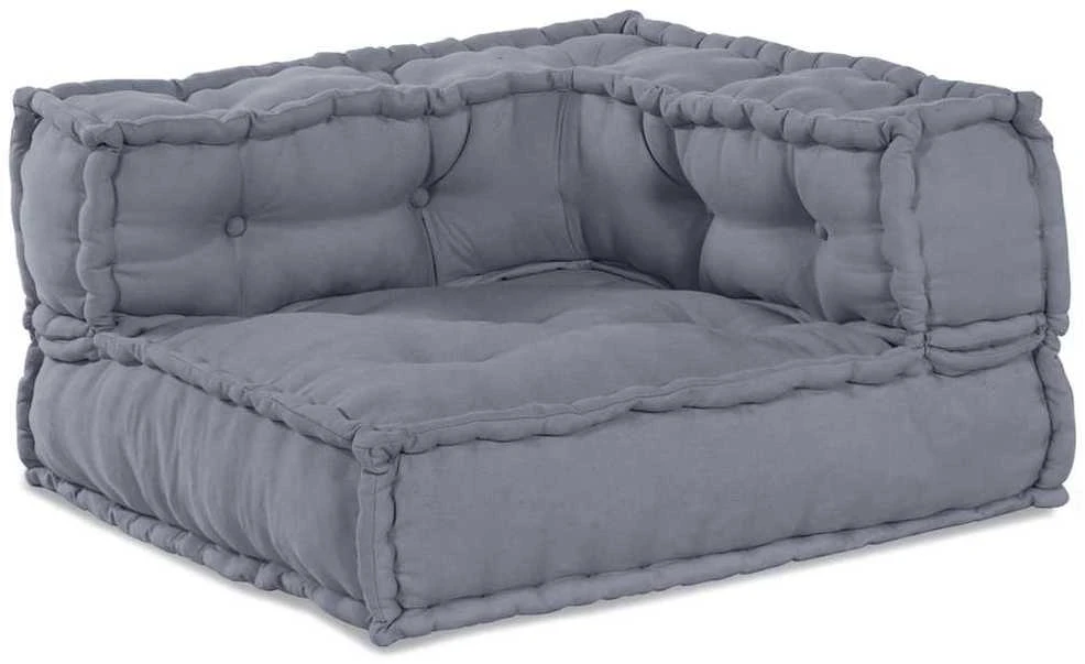 Modulinė sofa 3 vnt. Audinys Pilka 140 x 70 x 36 cm